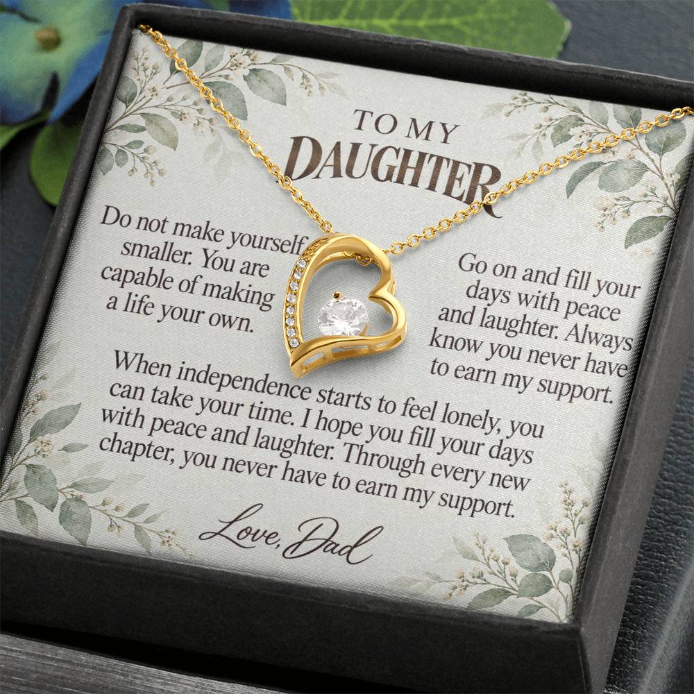 C547 - The First Apartment Key And A Promise To Carry Into New Chapters - Forever Love Necklace