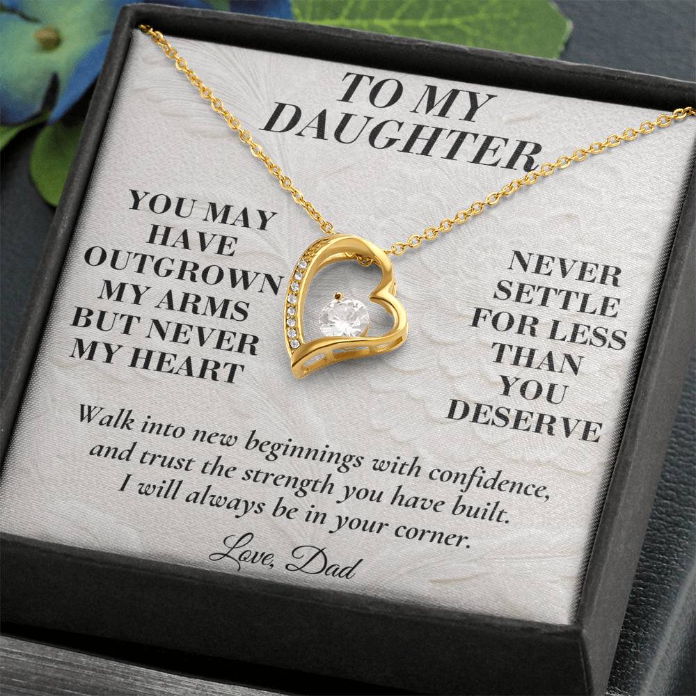 C179 - Your Life Is Yours To Create And I Will Always Be Proud Of The Woman You Become - Forever Love Necklace