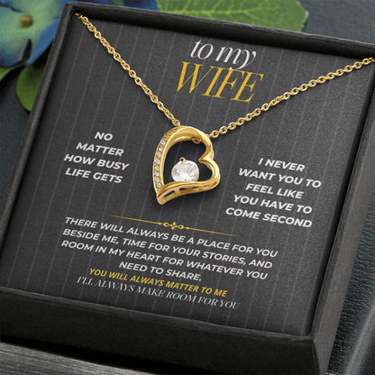 S184 - I’ll Always Make Room For You – Forever Love Necklace From Husband