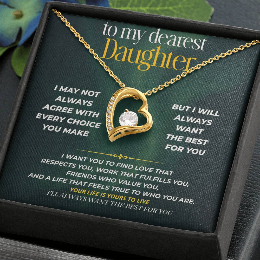 S246 - I’ll Always Want The Best For You – Forever Love Necklace From Dad