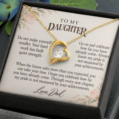 C532 - Your Graduation Day And A Promise To Carry Into New Chapters - Forever Love Necklace