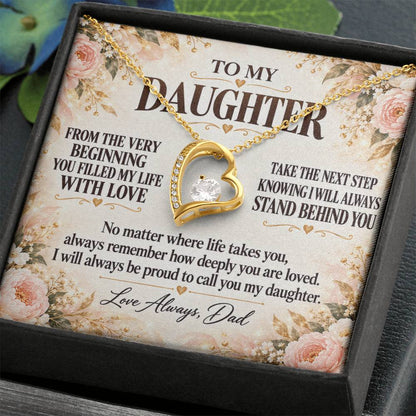 C256 - From The Very Beginning You Filled My Life With Love Pride And Joy - Forever Love Necklace