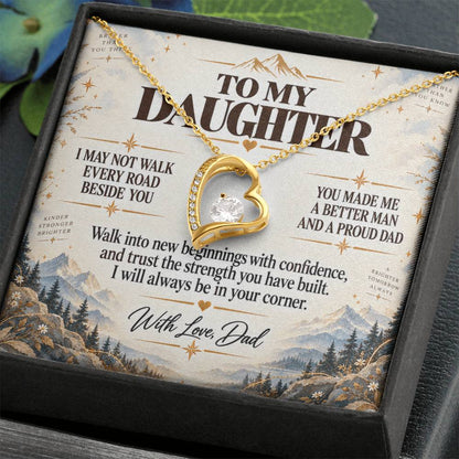 C249 - The Greatest Gift Life Gave Me Was The Chance To Love You As Your Dad - Forever Love Necklace