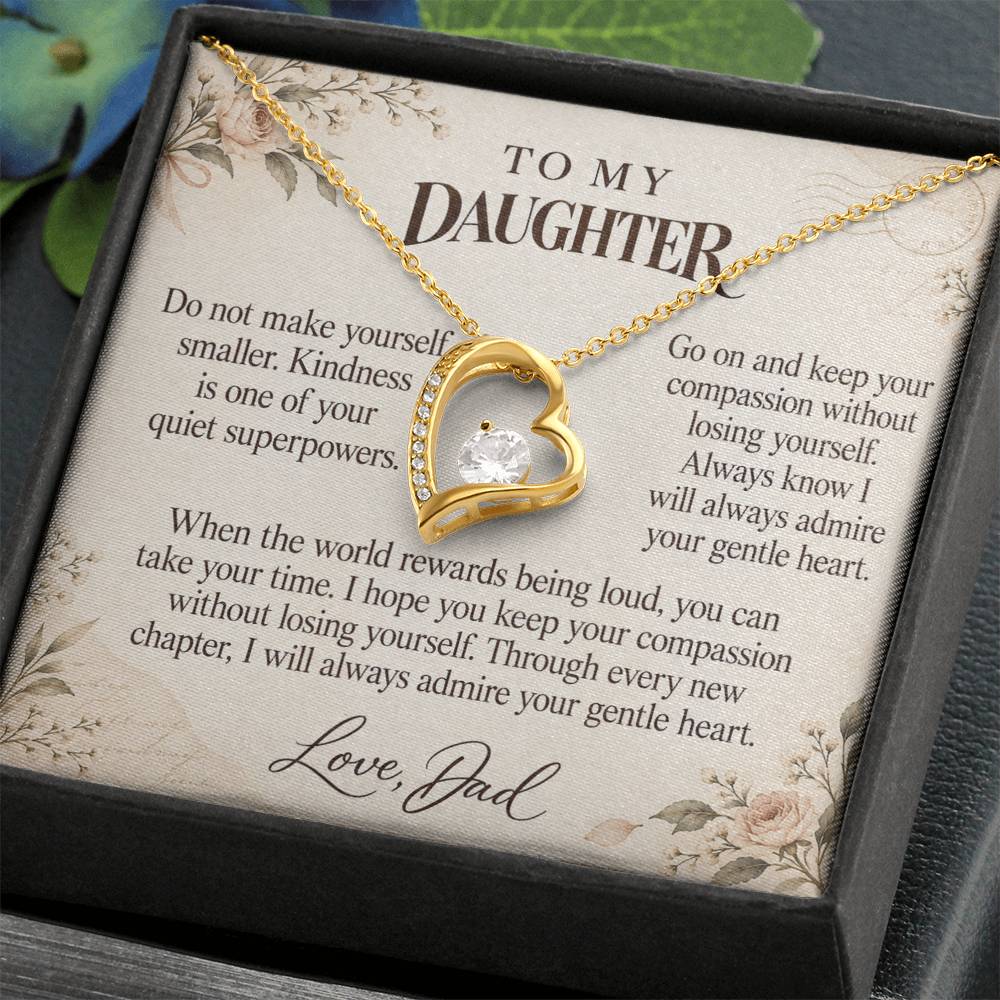 C657 - Your Kindness Changes Rooms And A Promise To Carry Into New Chapters - Forever Love Necklace