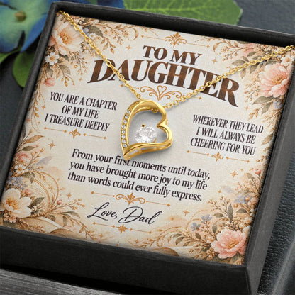 C387 - You Do Not Have To Be Perfect To Make Me Proud You Only Have To Be Yourself - Forever Love Necklace