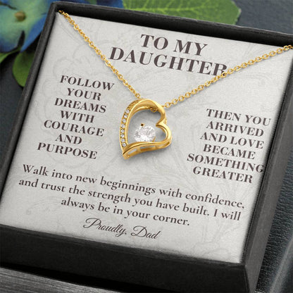 C134 - When You Feel Lost Remember The Love That Raised You Will Always Help Guide You Home - Forever Love Necklace