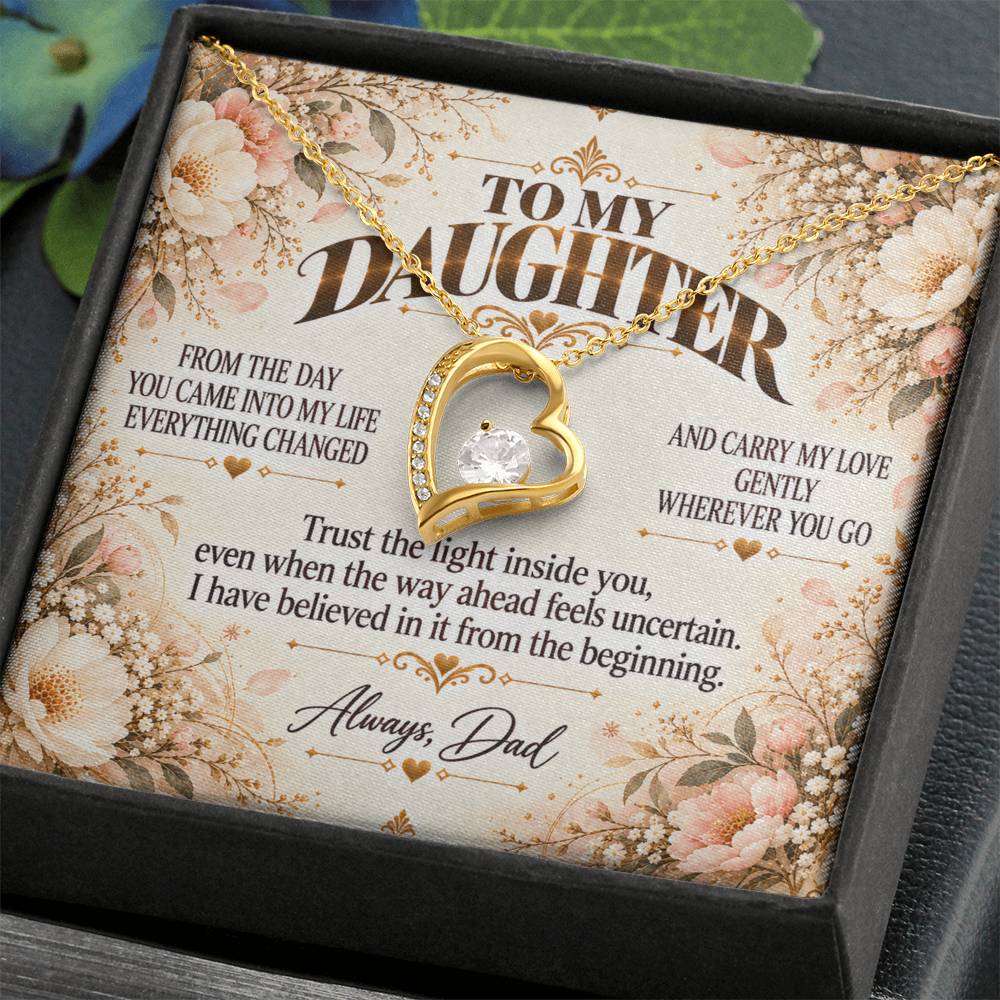 C490 - If You Ever Forget How Special You Are Remember Dad Has Never Forgotten For A Single Day - Forever Love Necklace