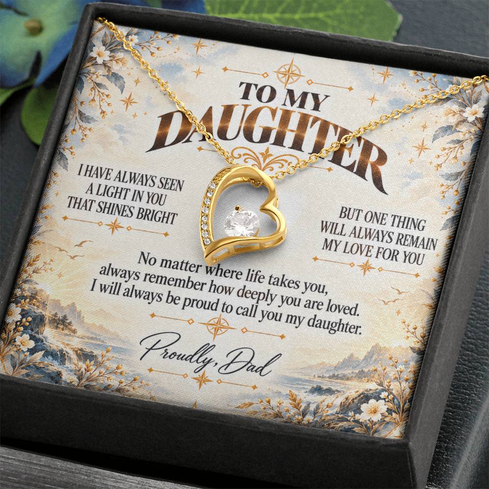 C446 - When Life Asks You To Be Strong Remember You Have Always Been Stronger Than You Know - Forever Love Necklace