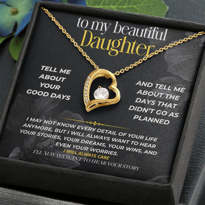 S288 - I’ll Always Want To Hear About Your Life – Forever Love Necklace From Dad