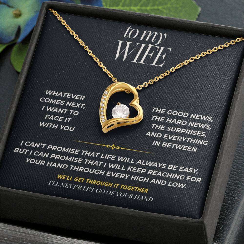 S95 - I’ll Hold Your Hand Through It All – Forever Love Necklace From Husband