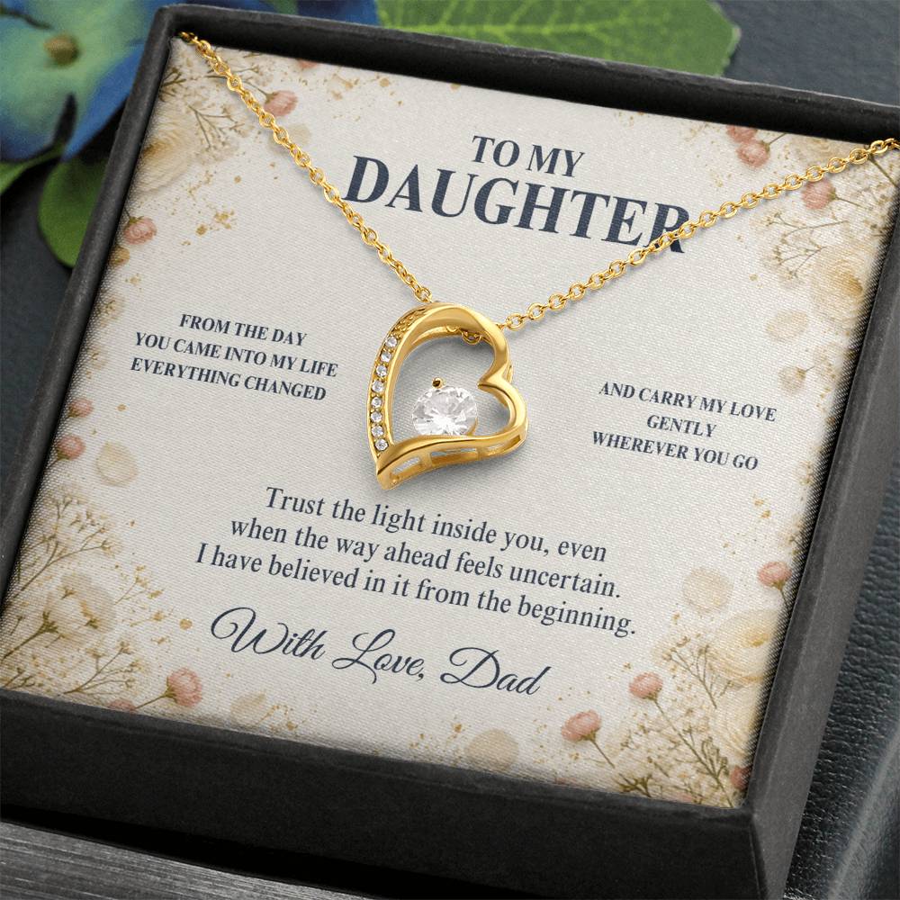 C65 - Never Doubt How Much Joy You Brought Into My Life From The Day You Arrived - Forever Love Necklace