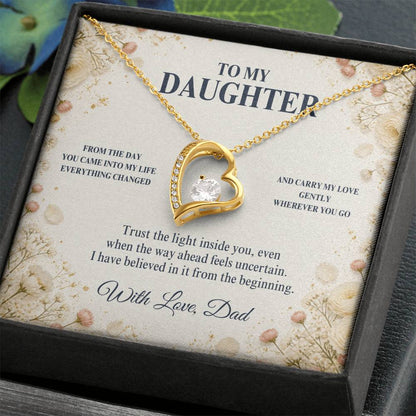 C65 - Never Doubt How Much Joy You Brought Into My Life From The Day You Arrived - Forever Love Necklace