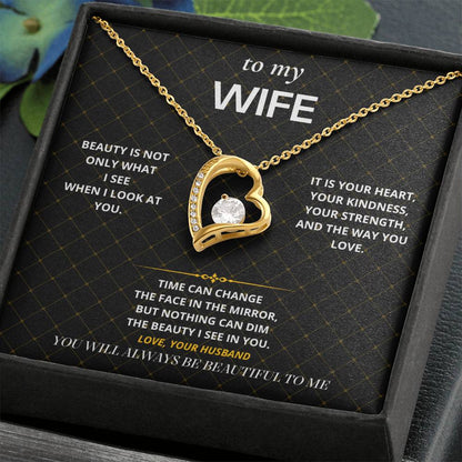 S72 - My Beautiful Wife – Forever Love Necklace From Husband