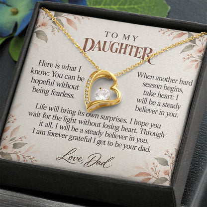 C594 - The Long Distance Hug And A Memory That Time Cannot Take Away - Forever Love Necklace