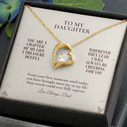 C112 - You Are The Beautiful Chapter Of My Life I Will Always Read With Pride - Forever Love Necklace
