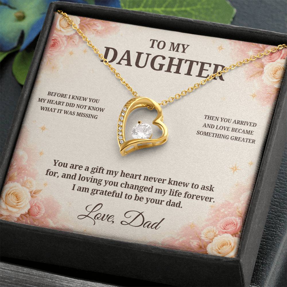C25 - You Are A Dream I Never Knew My Heart Was Waiting To Love So Deeply - Forever Love Necklace