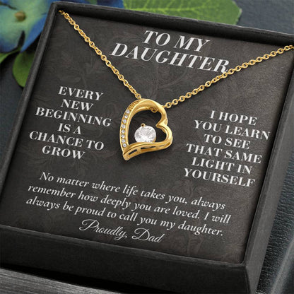 C165 - Never Doubt How Much Joy You Brought Into My Life From The Day You Arrived - Forever Love Necklace