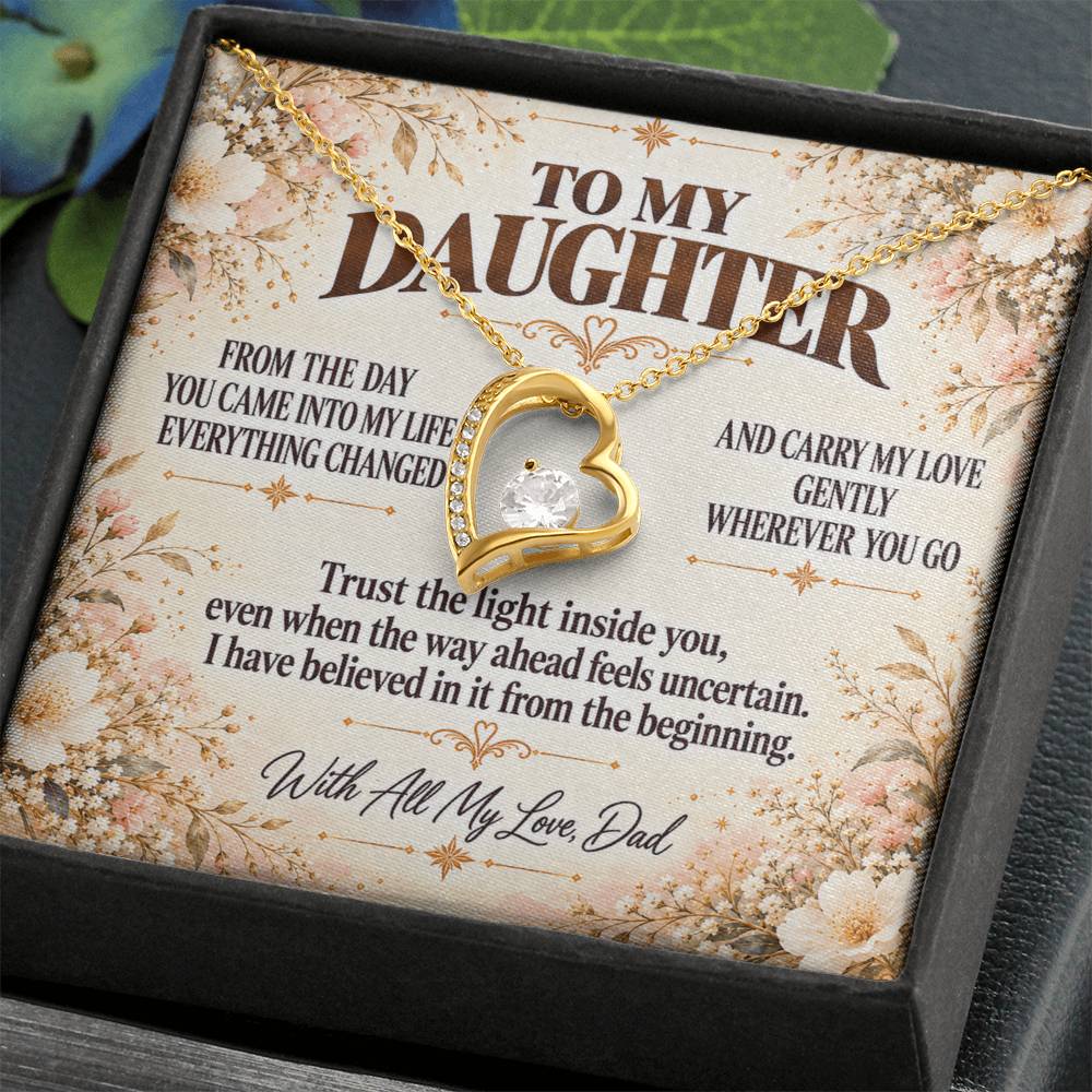 C365 - Never Doubt How Much Joy You Brought Into My Life From The Day You Arrived - Forever Love Necklace