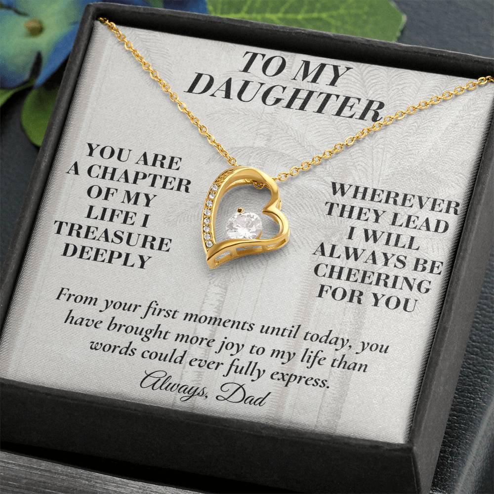 C162 - You Are The Beautiful Chapter Of My Life I Will Always Read With Pride - Forever Love Necklace