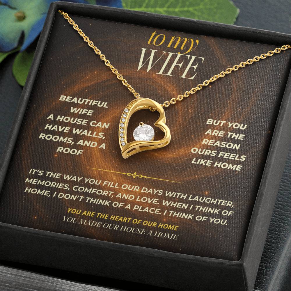 S141 - You Made Our House A Home – Forever Love Necklace From Husband