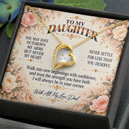 C429 - Your Life Is Yours To Create And I Will Always Be Proud Of The Woman You Become - Forever Love Necklace