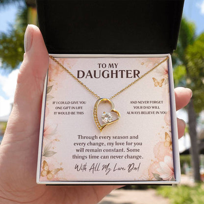 C53 - If I Could Give You One Gift It Would Be To See Yourself Through My Eyes - Forever Love Necklace