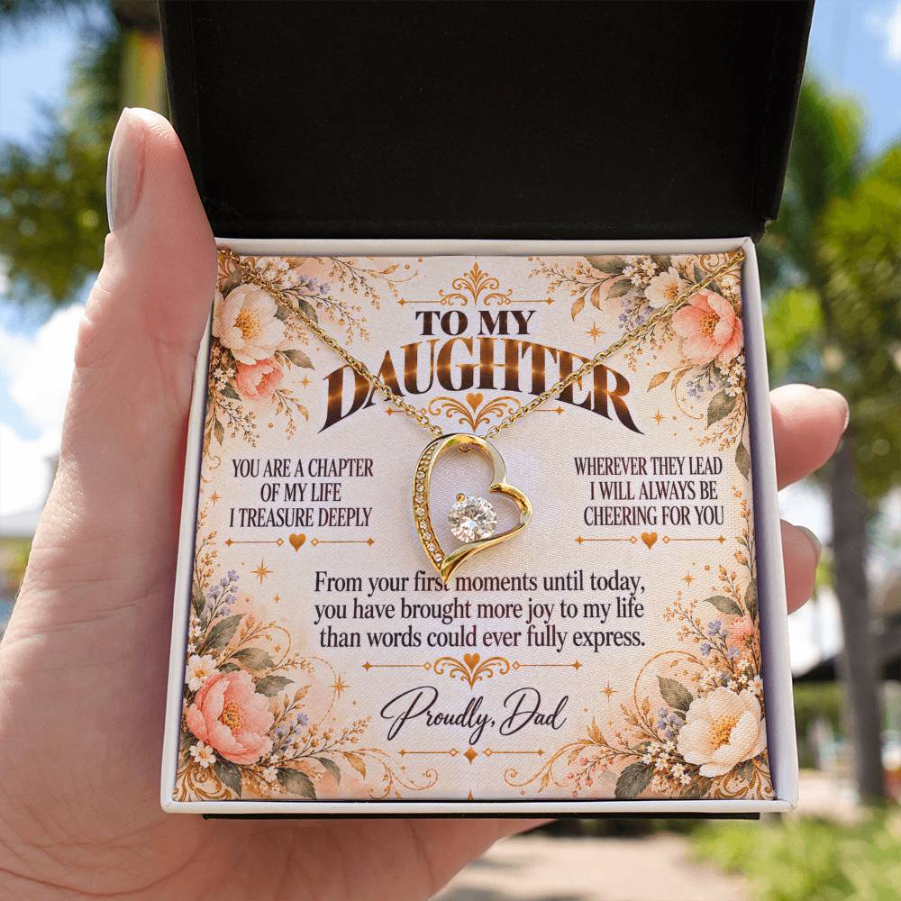 C462 - You Are The Beautiful Chapter Of My Life I Will Always Read With Pride - Forever Love Necklace