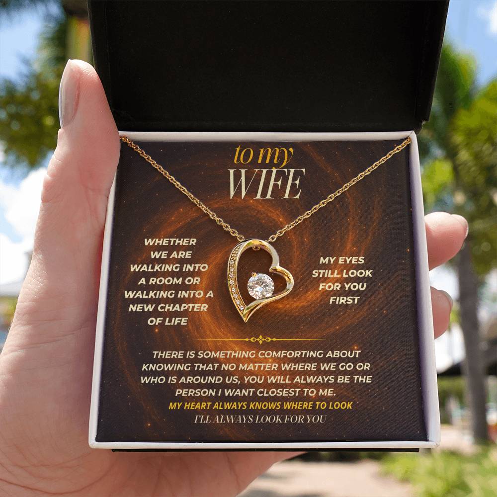S144 - You’re Still The First Person I Look For – Forever Love Necklace From Husband