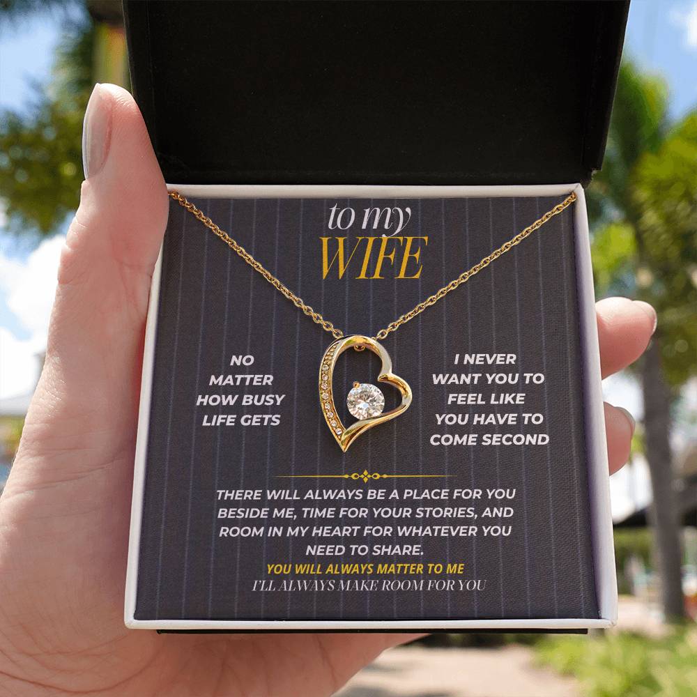 S184 - I’ll Always Make Room For You – Forever Love Necklace From Husband