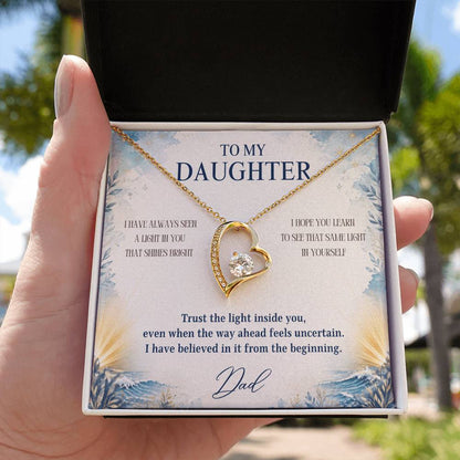 C21 - I Hope You Always See The Light In Yourself That I Have Seen Since The Beginning - Forever Love Necklace