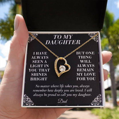 C196 - When Life Asks You To Be Strong Remember You Have Always Been Stronger Than You Know - Forever Love Necklace