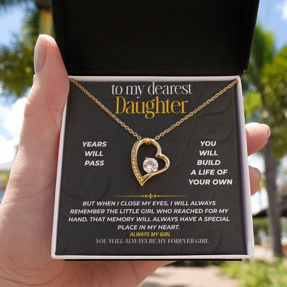 S223 - You Are My Forever Girl – Forever Love Necklace From Dad