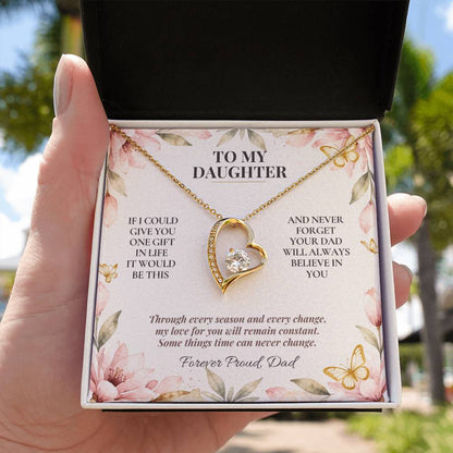 C103 - If I Could Give You One Gift It Would Be To See Yourself Through My Eyes - Forever Love Necklace