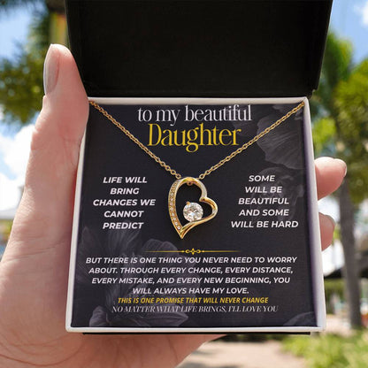 S299 - No Matter What Life Brings, I’ll Love You – Forever Love Necklace From Dad
