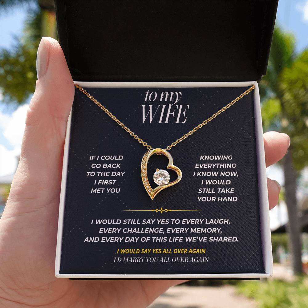 S97 - I’d Marry You All Over Again – Forever Love Necklace From Husband