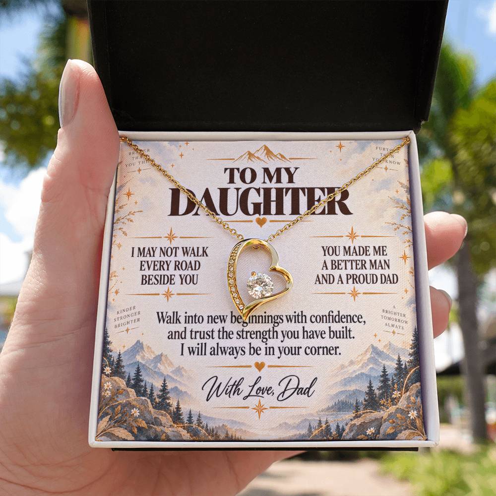 C249 - The Greatest Gift Life Gave Me Was The Chance To Love You As Your Dad - Forever Love Necklace