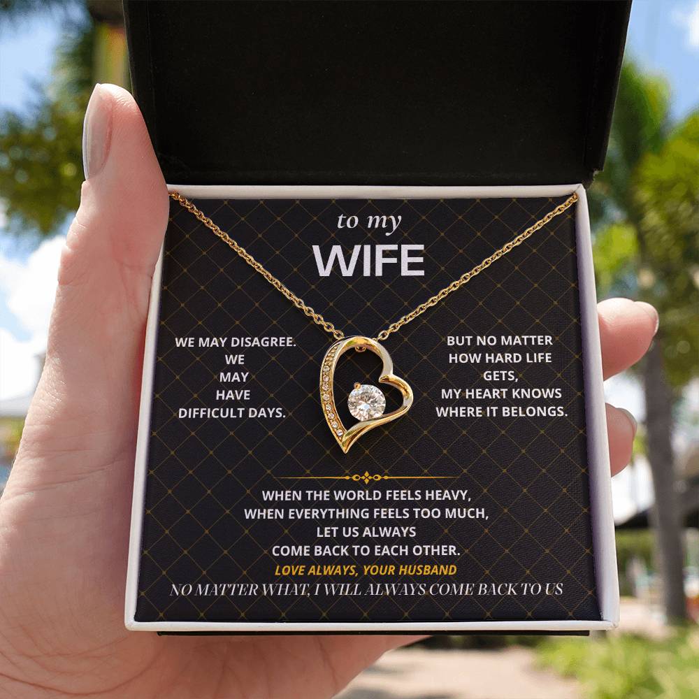 S58 - Always Come Back To Us – Forever Love Necklace From Husband