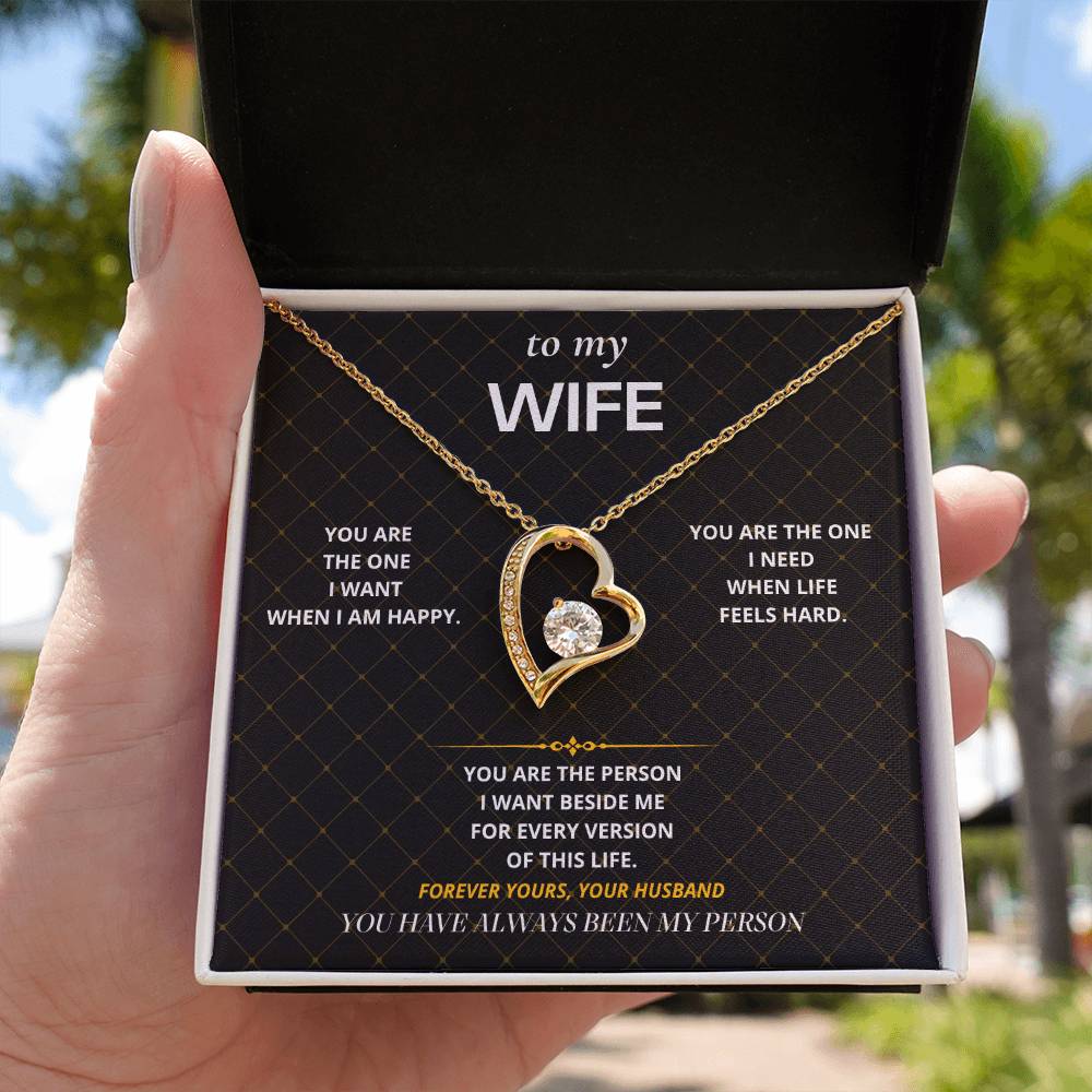 S65 - You Are My Person – Forever Love Necklace From Husband
