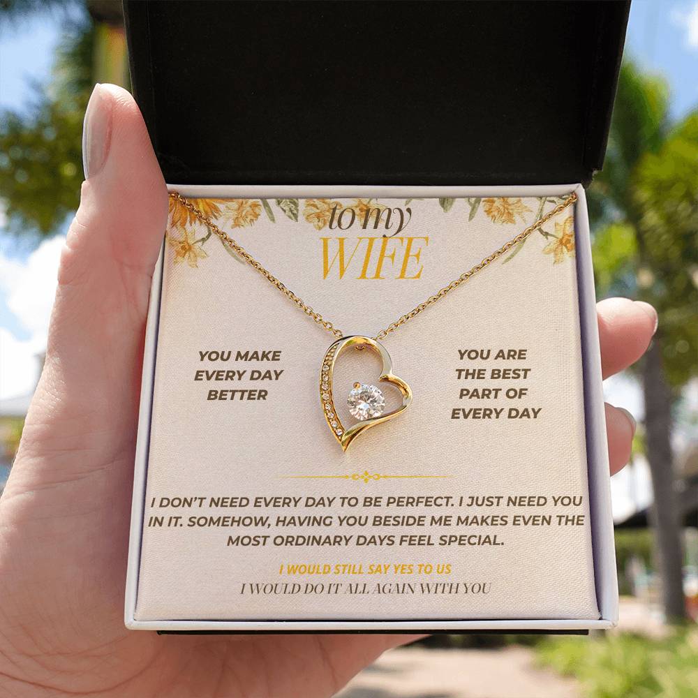 S121 - You Are The Best Part Of Every Day – Forever Love Necklace From Husband