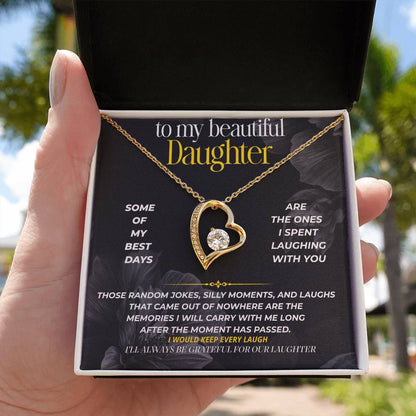 S286 - I’ll Always Be Grateful For Every Laugh We Shared – Forever Love Necklace From Dad