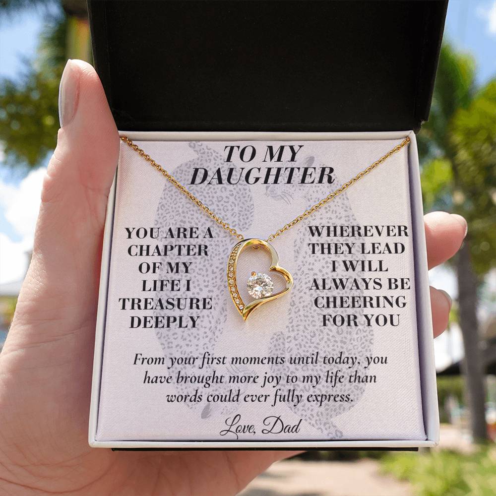 C187 - You Do Not Have To Be Perfect To Make Me Proud You Only Have To Be Yourself - Forever Love Necklace