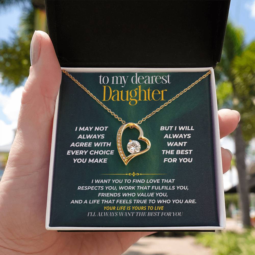 S246 - I’ll Always Want The Best For You – Forever Love Necklace From Dad