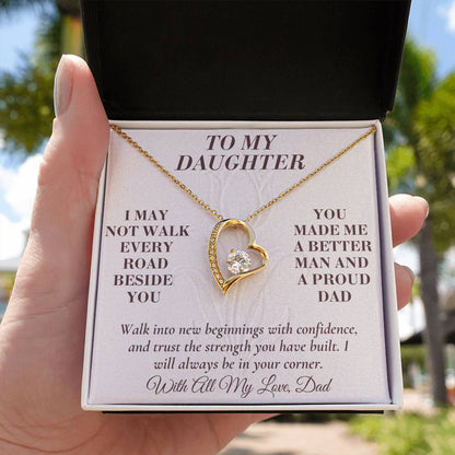 C149 - The Greatest Gift Life Gave Me Was The Chance To Love You As Your Dad - Forever Love Necklace
