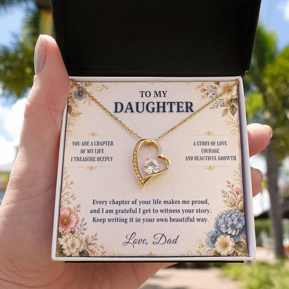 C12 - You Are The Beautiful Chapter Of My Life I Will Always Read With Pride - Forever Love Necklace