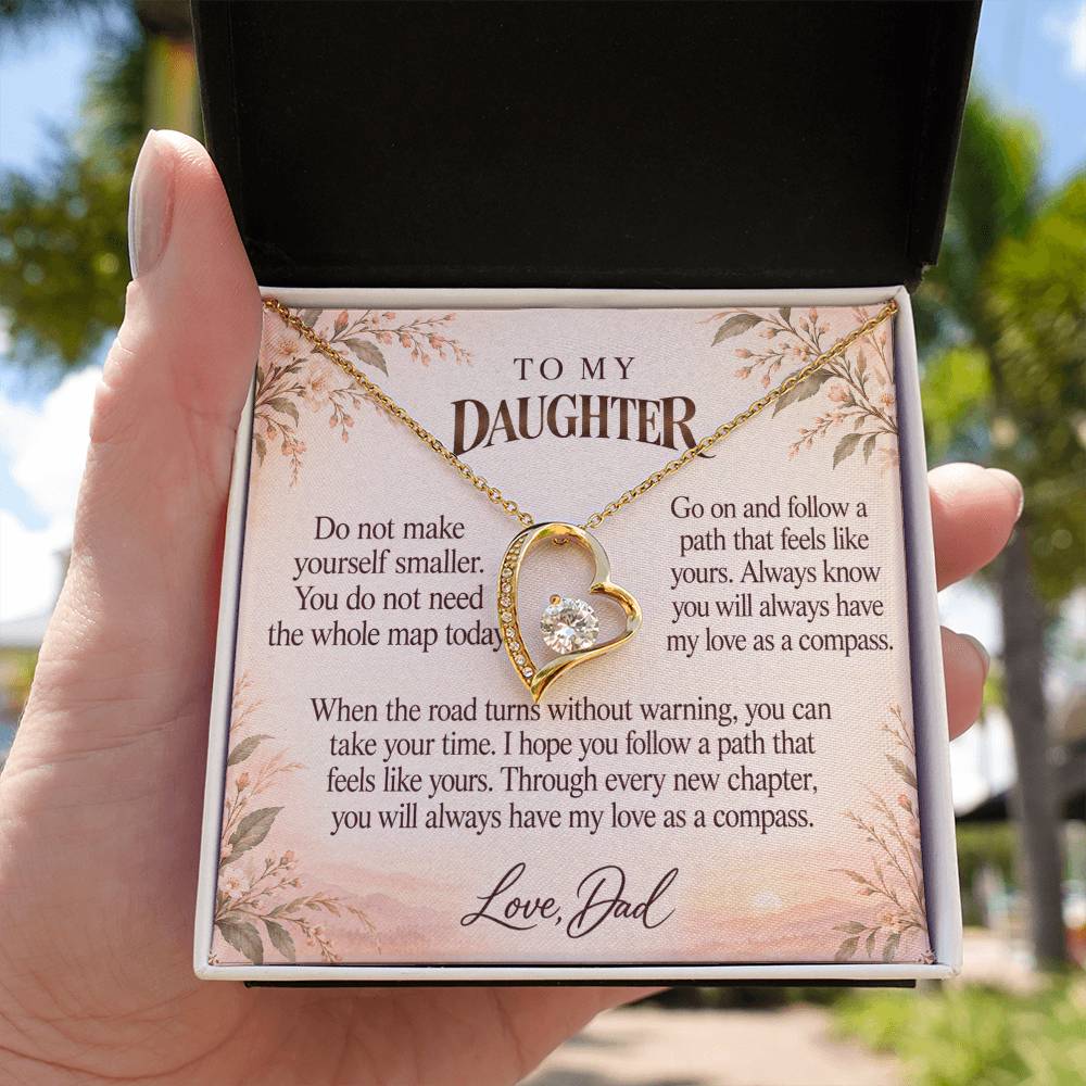 C577 - The Long Road Ahead And A Promise To Carry Into New Chapters - Forever Love Necklace