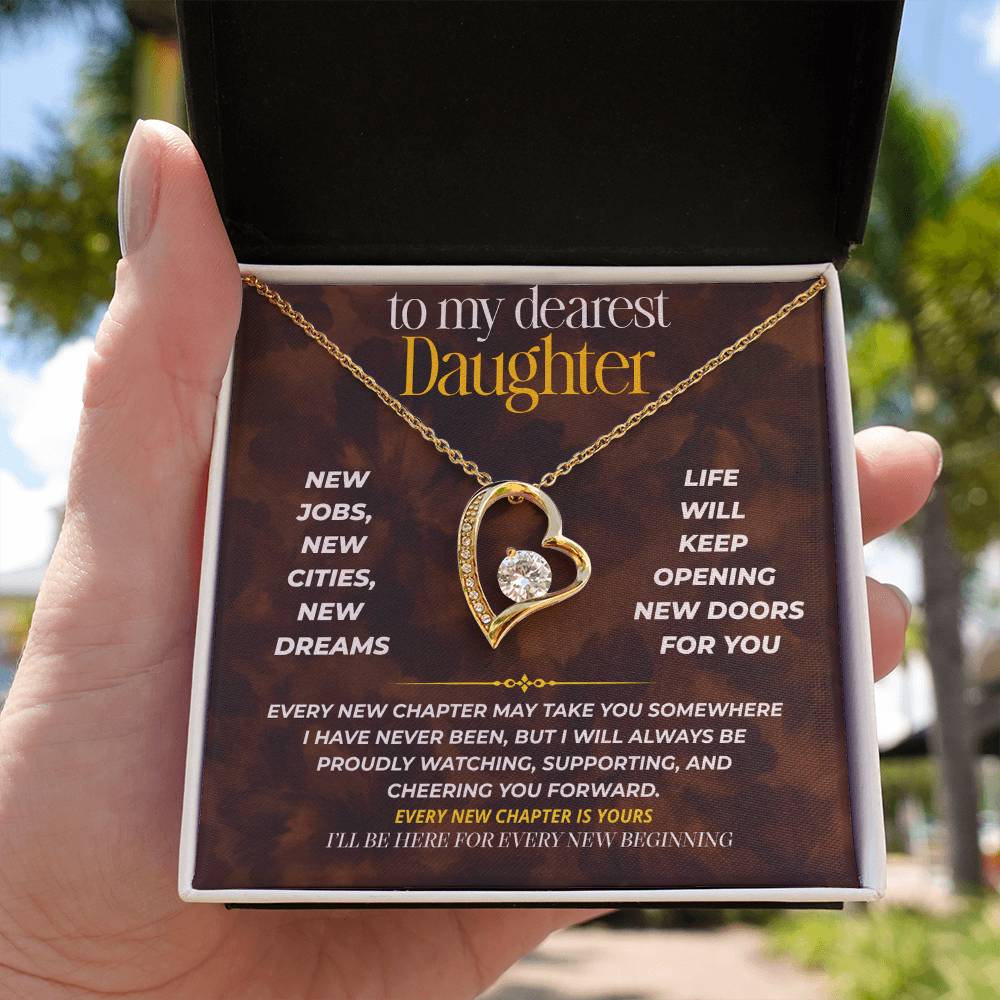 S255 - I’ll Be Here For Every New Beginning – Forever Love Necklace From Dad