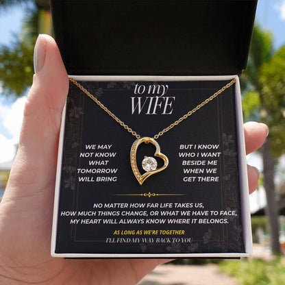 S92 - Wherever Life Takes Us – Forever Love Necklace From Husband