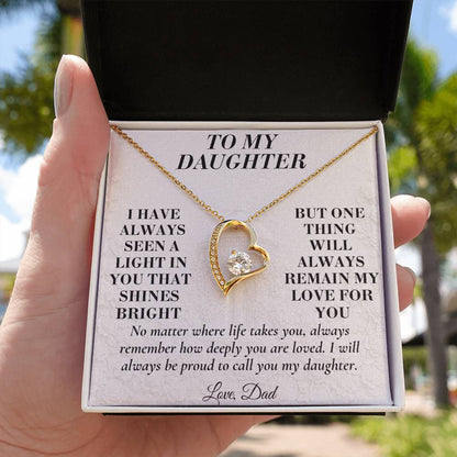 C171 - I Hope You Always See The Light In Yourself That I Have Seen Since The Beginning - Forever Love Necklace