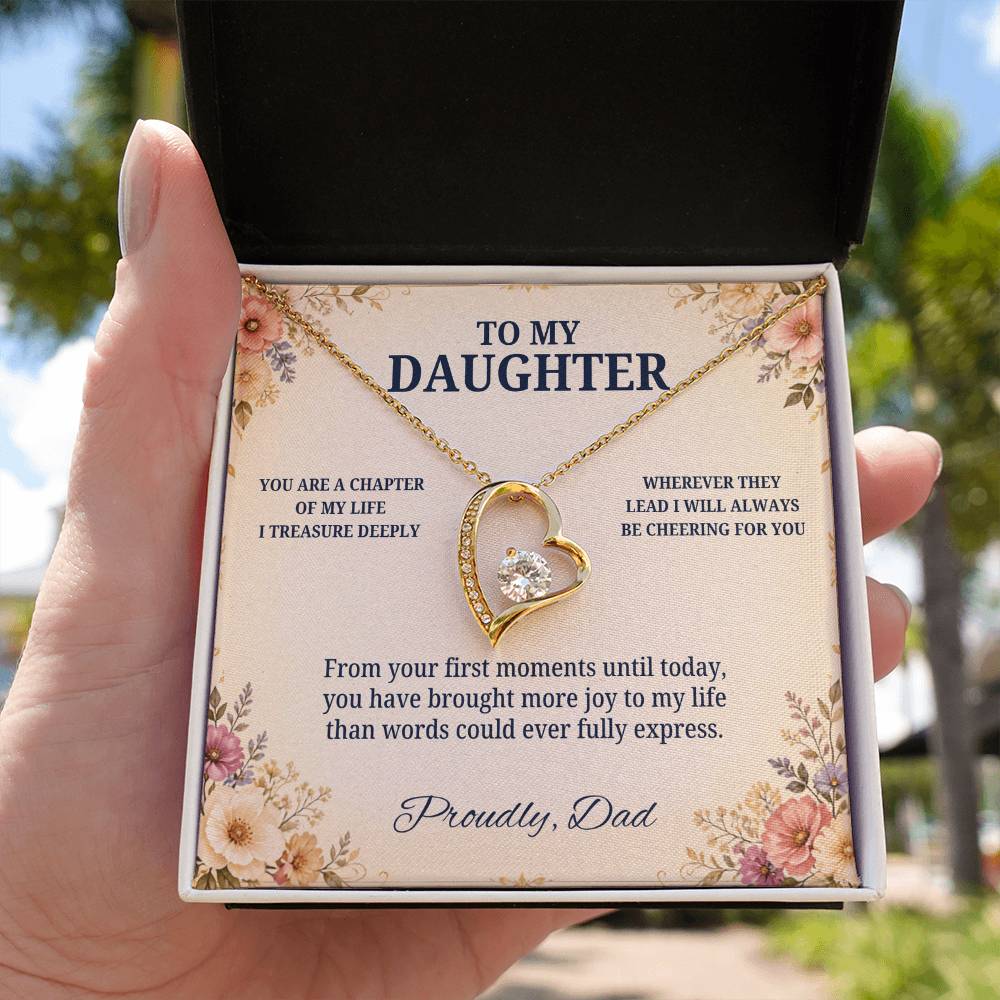 C62 - You Are The Beautiful Chapter Of My Life I Will Always Read With Pride - Forever Love Necklace