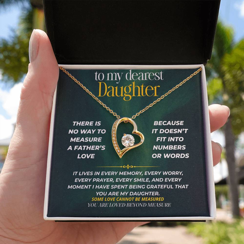 S243 - You Are Loved Beyond Measure – Forever Love Necklace From Dad
